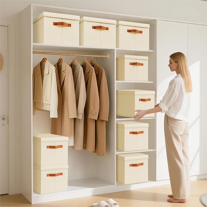 Homsorout Storage Bins with Lids - Image 2