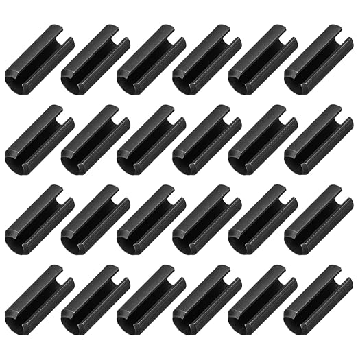 MECCANIXITY 25Pcs Slotted Split Roll Pins 1/2 Inch Dia. 1-1/5 Inch Length 65Mn by MECCANIXITY