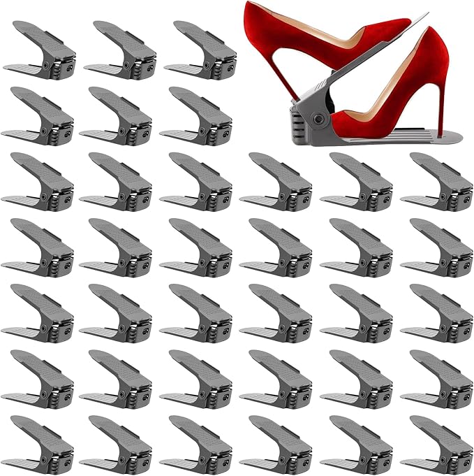 Neprock Shoe Slots Organizer for Closet, Shoe Storage Organizer Shoe Slots by Neprock