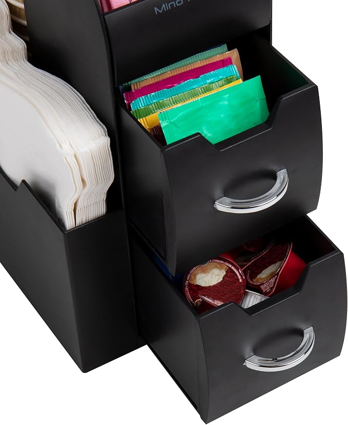 Mind Reader Cup and Condiment Station, Countertop Organizer, Coffee Bar - Image 4