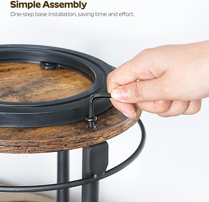 YATINEY Lazy Susan Organizer, Rotating Spice Rack, 2 Tier Spice Turntable - Image 9