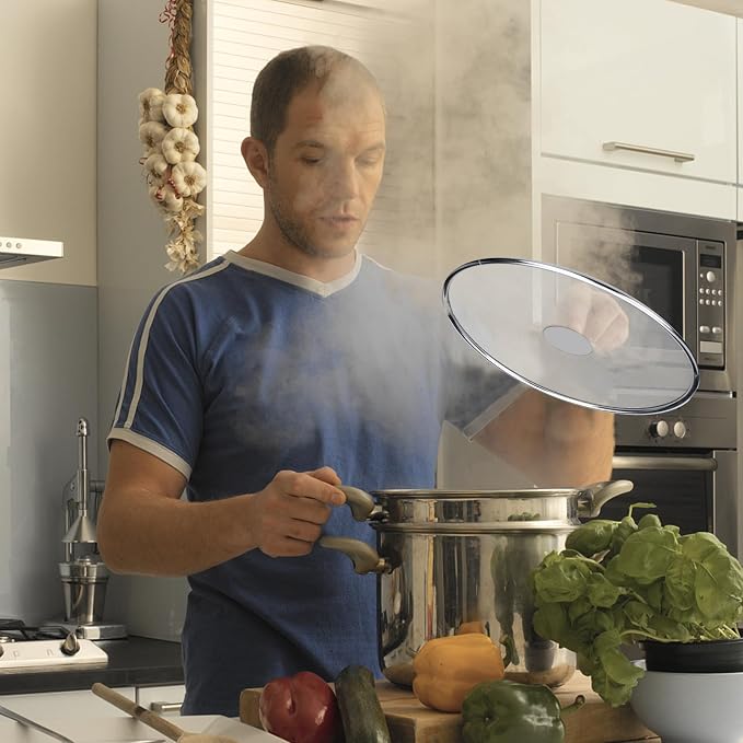 3 Pack Splatter Screen for Frying Pan 13" 11.5" 9.8" Stainless Steel Grease - Image 6
