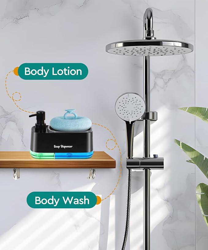 Kitchen Dish Soap Dispenser Set，Dish and Hand Soap Dispenser - Image 5