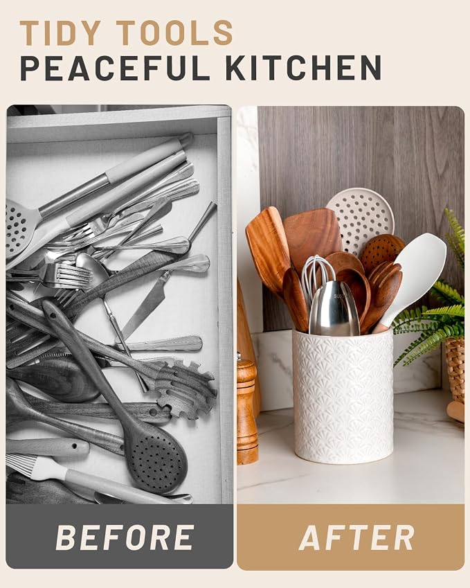 Nucookery 6.4'' Utensil Holder - Image 5