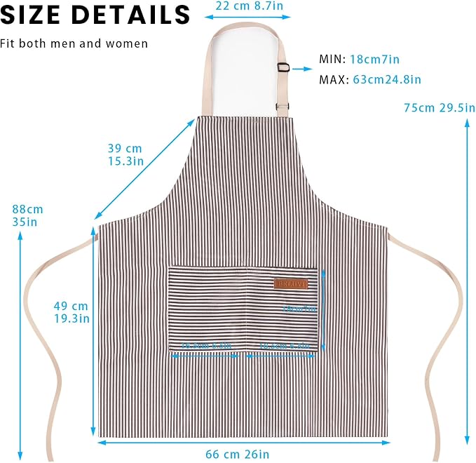 BeLuyi Adjustable Bib Apron - Image 3