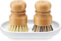 SUBEKYU Bamboo Dish Scrub Brushes, Bubble Up Bamboo Dish Brush Set by SUBEKYU