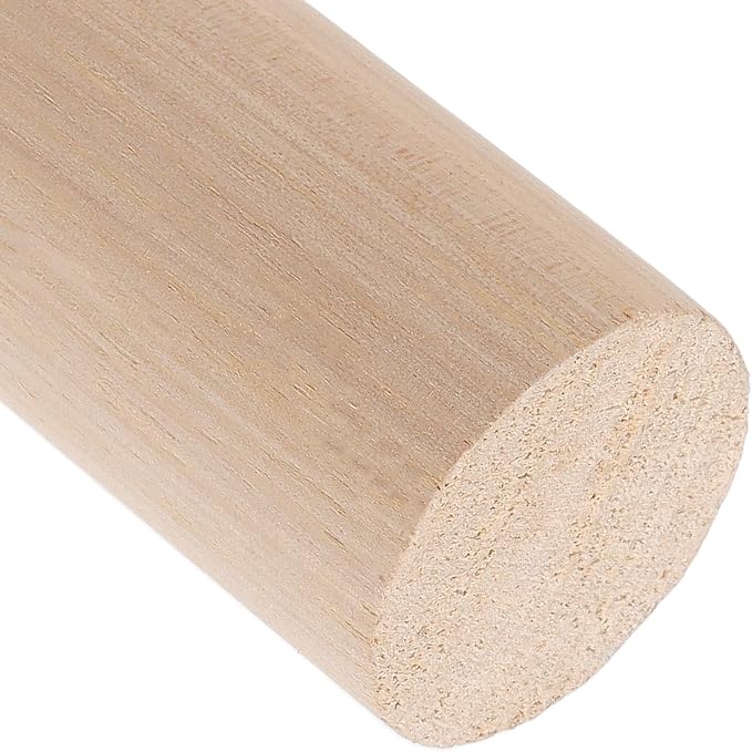 Wooden Rolling Pin Set, 6 x 1.2 Inch Mini Dough Rollers - Image 3