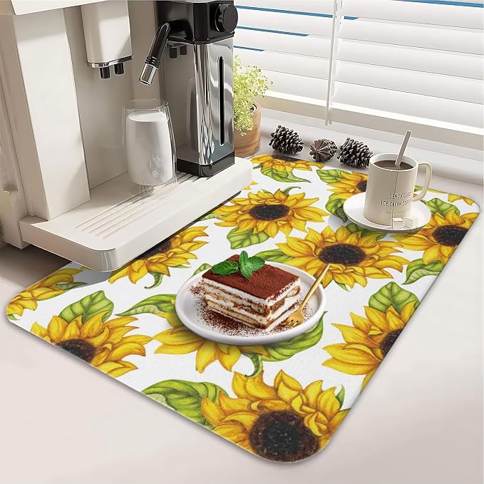 Dish Drying Mat for Kitchen Counter 2 Pack - Image 3