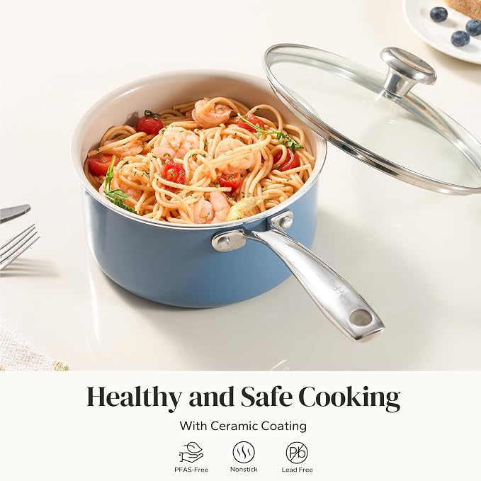 Redchef Nonstick Ceramic Sauce Pan - Image 6