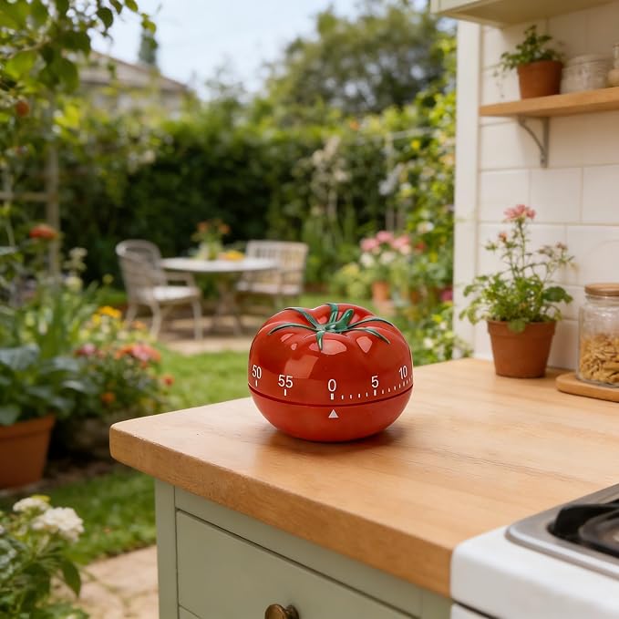 Cute Tomato Shape 360 Degree Rotating Kitchen Cooking Timer Kitchen Craft - Image 8
