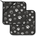 Cute Cat Dog Paw Pot Holder Set of 2, Heat Resistant Potholders Oven Hot Pads by Larkverk
