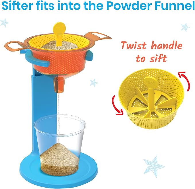 hand2mind Starter Science Funnels, Science Lab Equipment, Sand Sifter, Water - Image 3