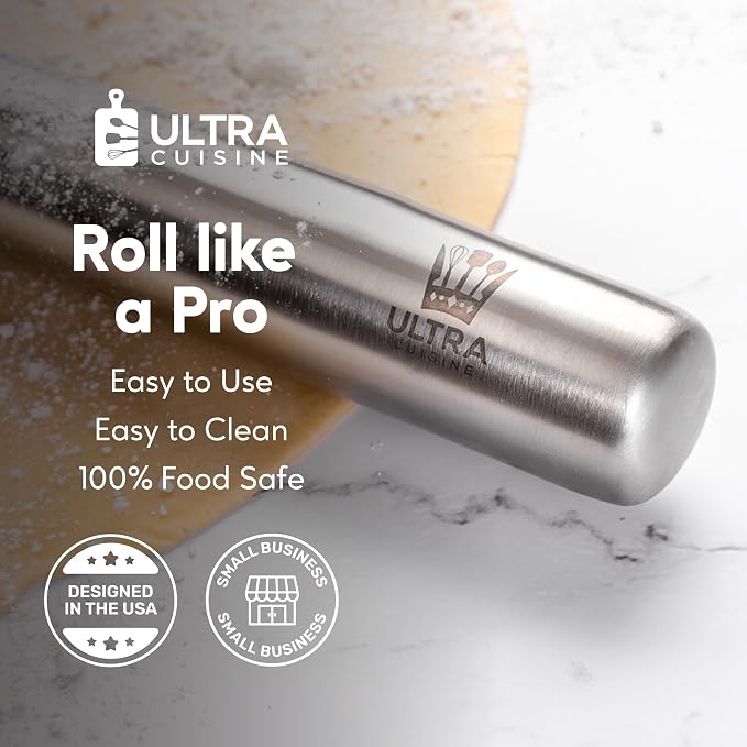 Ultra Cuisine French Rolling Pin - Image 5