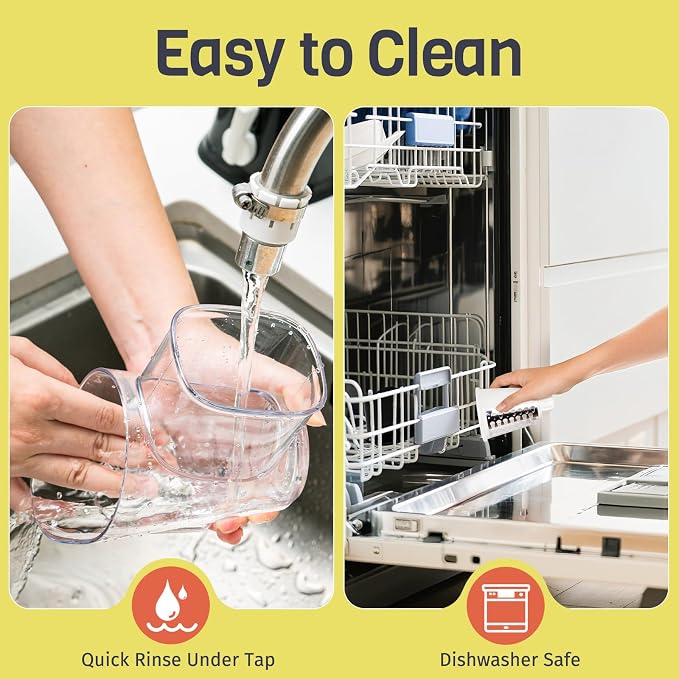 5-in-1 Rotary Cheese Grater Hand Crank, Vegetable Slicer Shredder - Image 7