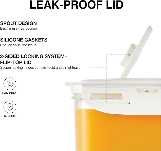 LocknLock Aqua Fridge Door Water Jug | Clear Pitcher | BPA Free Plastic Pitcher - Image 2