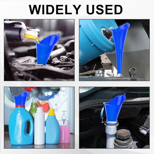 Long-Neck Oil Funnel for Automotive – Multi-Function Plastic Funnel for Oil - Image 7