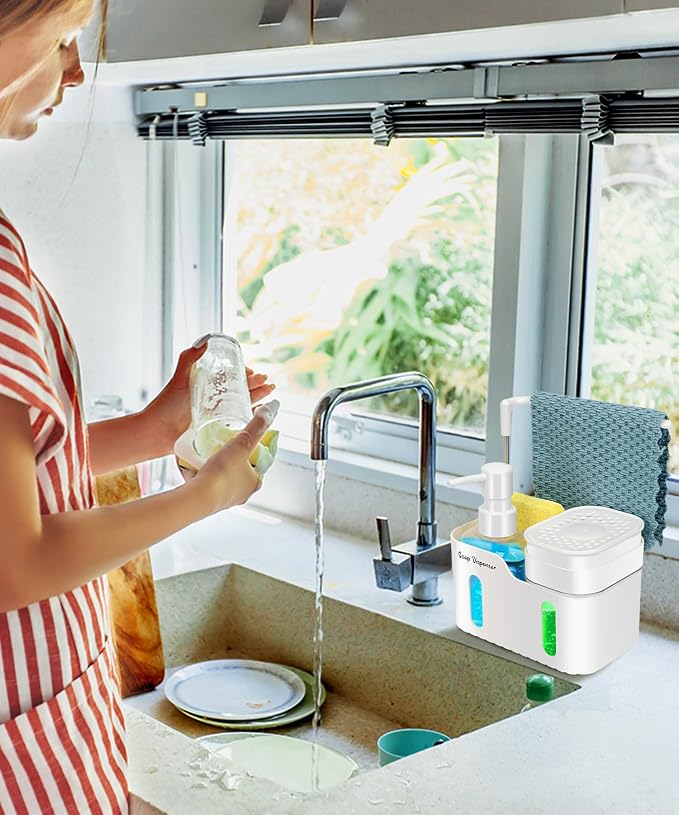 Hand Soap and Dish Soap Dispenser Set - Image 4