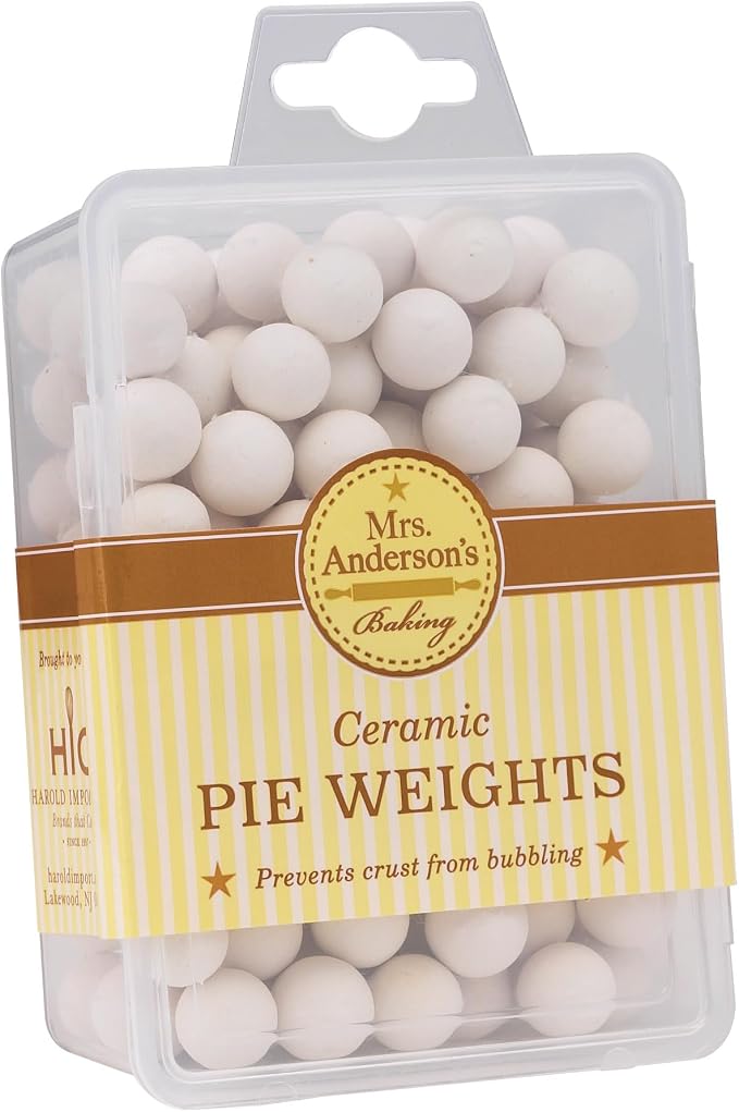 Mrs. Anderson's Baking Ceramic Pie Crust Weights, Natural Stoneware, by MrsAndersonsBaking