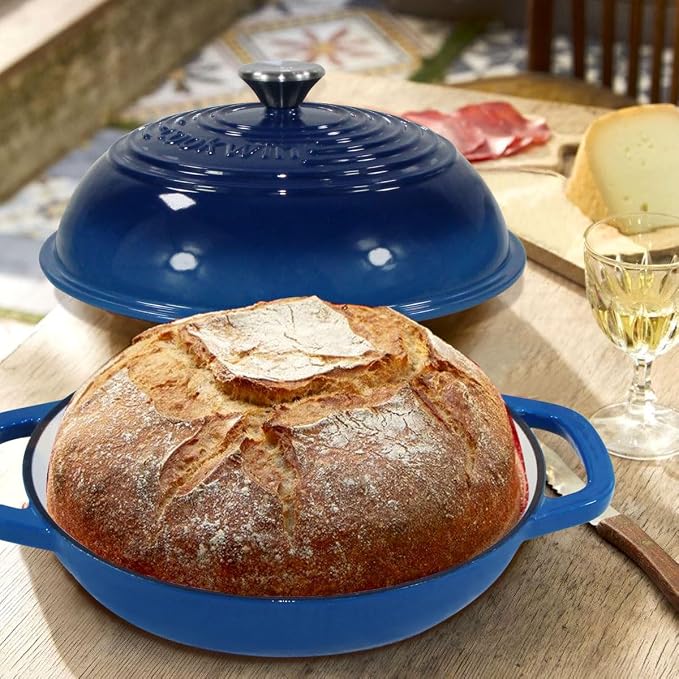 Enameled Cast Iron Bread Oven, 6 Quart Dutch Oven - Image 9