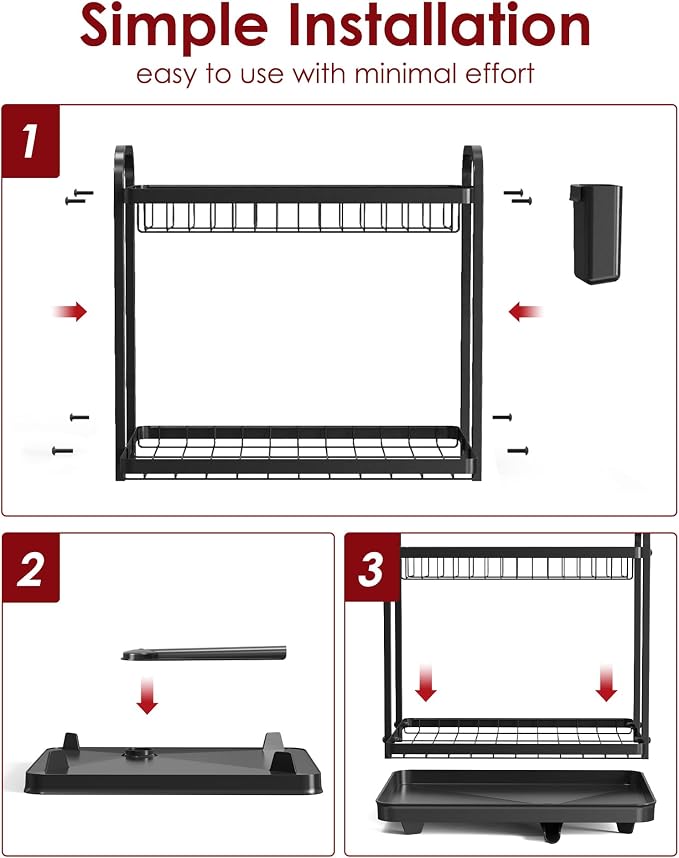 Sakugi 2-Tier Dish Drying Rack - Image 8