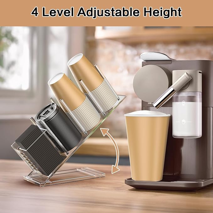 Acrylic Cup and Lid Holder - Image 2