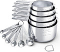 TILUCK Stainless Steel Measuring Cups & Spoons Set, Cups and Spoons, Kitchen by TILUCKBringsGoodLuck
