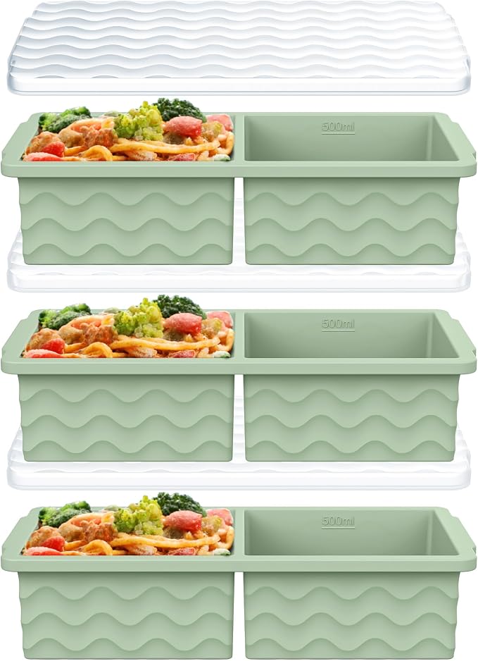 3-Pack Silicone Freezer Trays by Bandiction