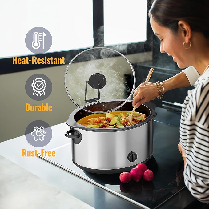 NiHome Slow Cooker Lid Holder Fit - Image 4