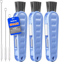 6 Pack Holikme 4 in 1 Cup Lid Cleaning Brush Set by Holikme