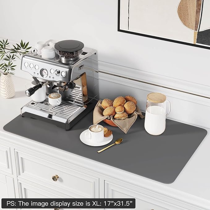 Dish Drying Mat for Kitchen Counter Super Absorbent Drainer Mats - Image 7