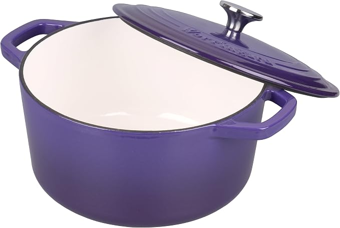 VORRINGARD Enameled Cast Iron Dutch Oven Pot - Image 6