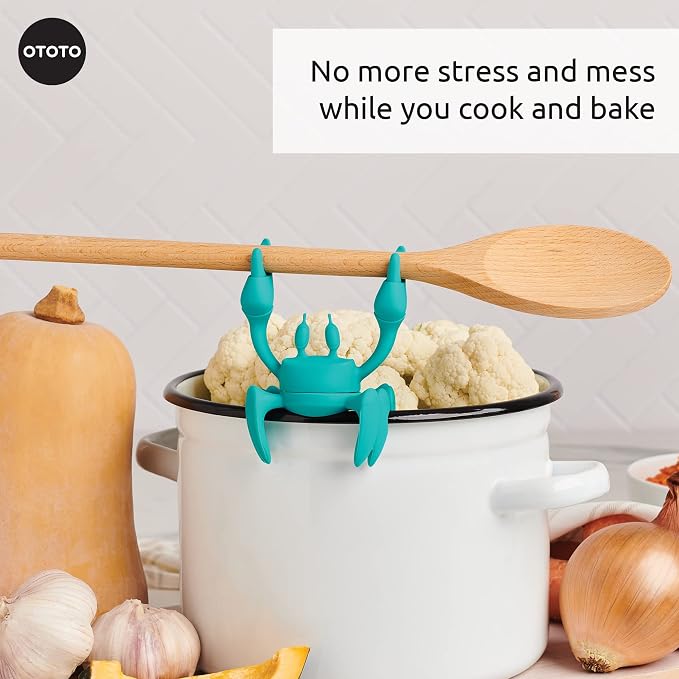 OTOTO Aqua the Crab Silicone Utensil Rest - Image 3