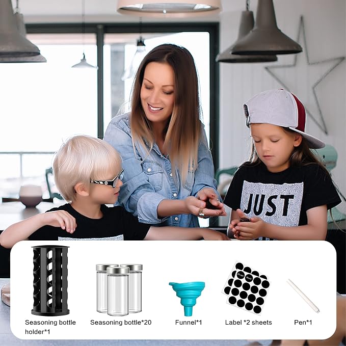 Handisen Rotating Spice Rack Organizer - Image 7