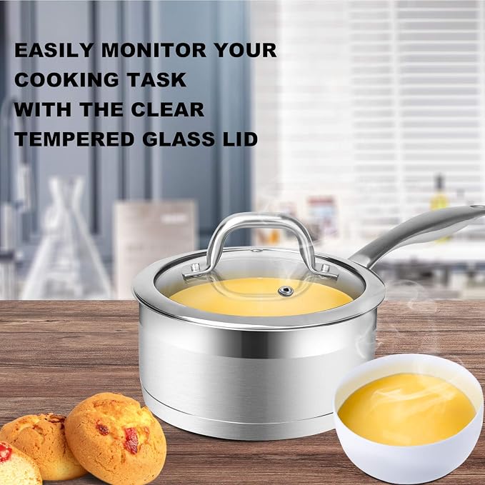 Duxtop Professional Stainless Steel Sauce Pan - Image 4