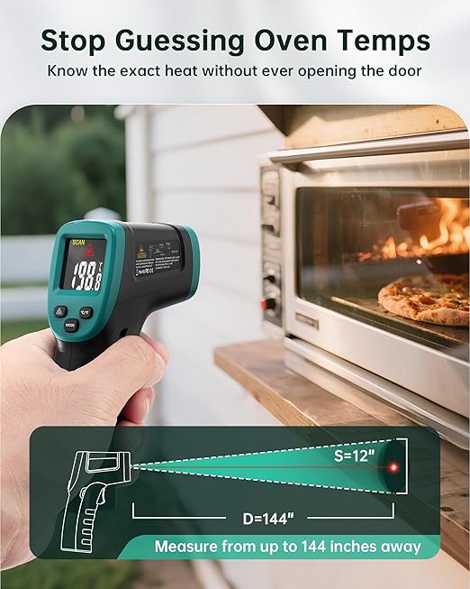 ERICKHILL ROOKMAX Infrared Thermometer Gun, Non-Contact Laser, Adjustable - Image 5
