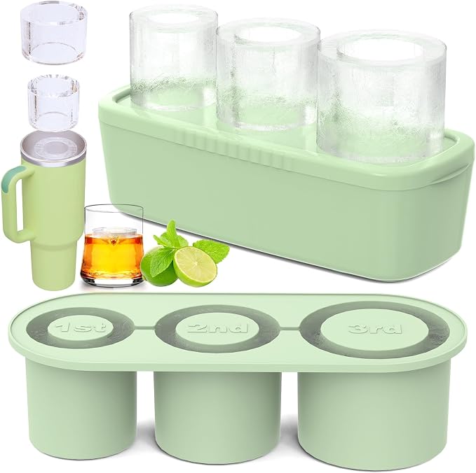 Ice Cube Tray for Tumbler Cup 30Oz-40Oz, Easy Fill and Release Ice Maker for by Ukulork