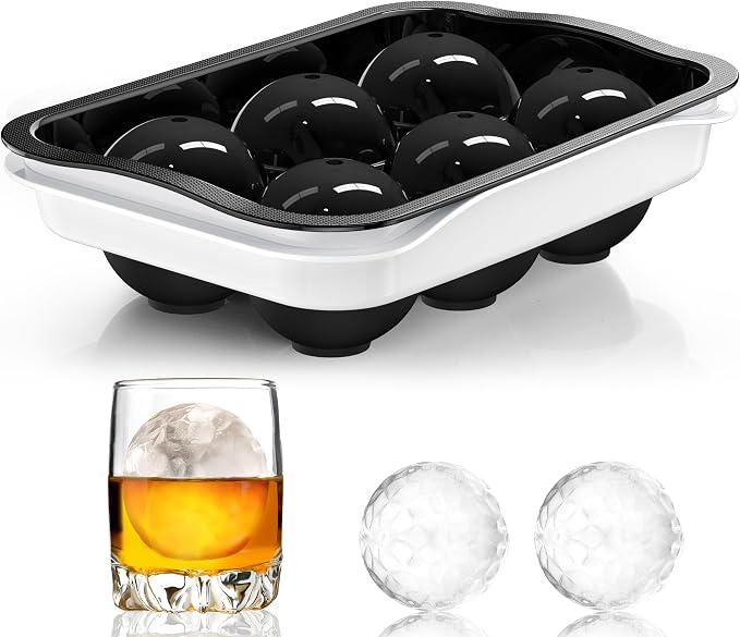 Round Ice Cube Mold with Lid by ICEXXP