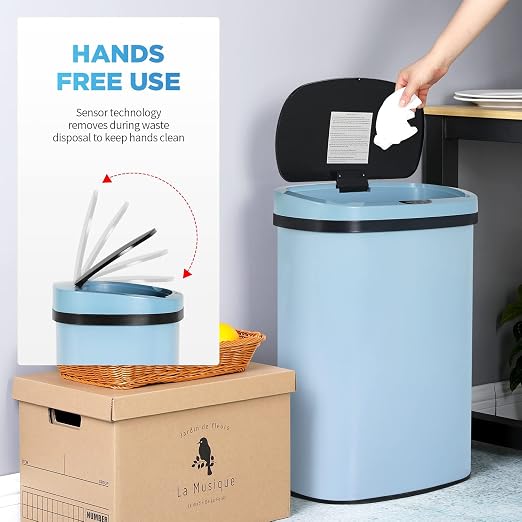 13 Gallon 50 Liter Garbage Can Kitchen Trash Can - Image 2