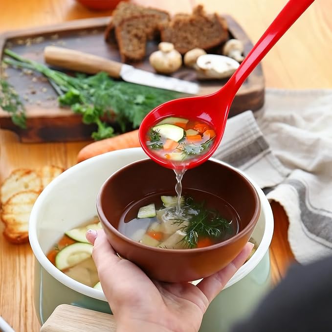 Large Plastic Serving Spoons, Disposable Heavy Duty Serving Spoons, Long Handle - Image 6