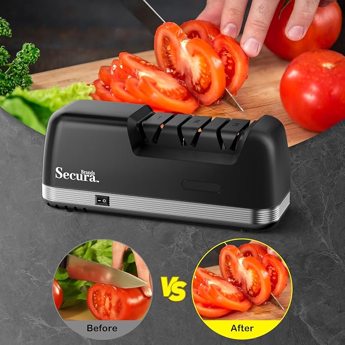 Secura 3-Stage Electric Knife Sharpener - Image 7