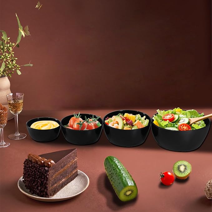 4-Piece Classic Plastic Prep Bowls - Image 8