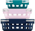 Ello Duraglass Mixed Meal Prep Sets Leak-Proof Glass Food Storage Containers by Ello