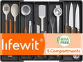 Lifewit Utensil Organizer for Kitchen Drawers, Expandable Cooking Utensil Tray by Lifewit