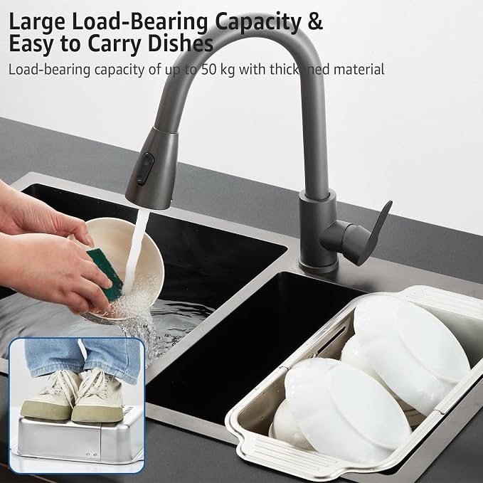 pollock 4 In 1 Collapsible Sink Colander - Image 5