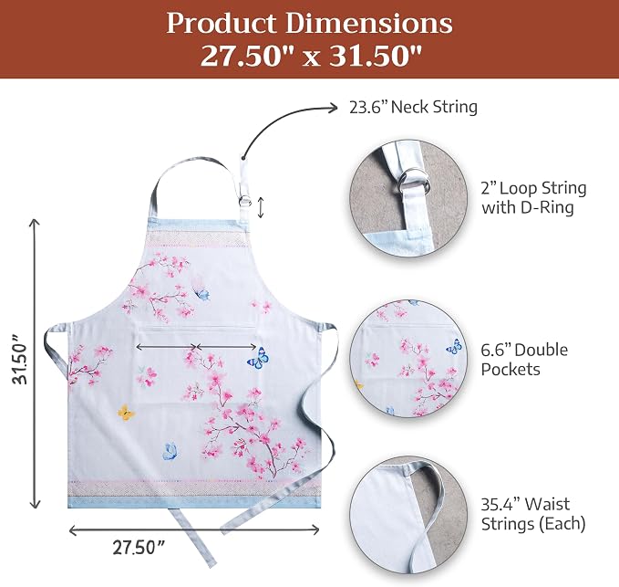 Maison d' Hermine 100% Cotton Apron - Image 7