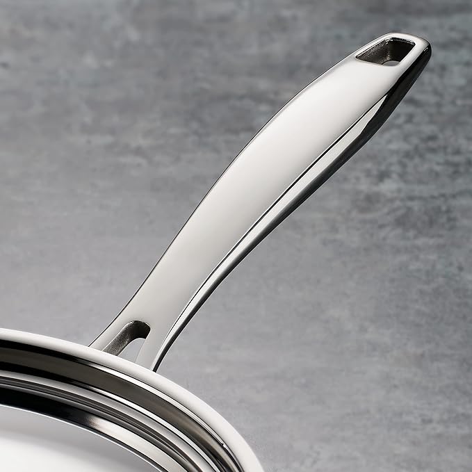 Tramontina Signature Tri-Ply Clad Stainless Steel 4-Quart Sauce Pan - Image 4