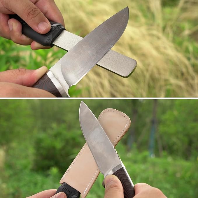 SHARPAL 127N Dual-Grit Diamond Sharpening Stone File Garden Tool Knife Sharpener - Image 6