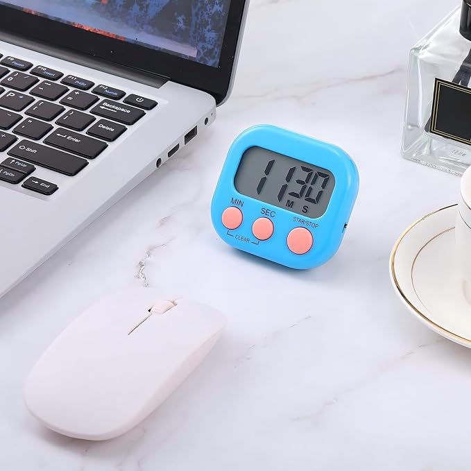 Weewooday 6 Pcs Large Classroom Timers Stopwatch Magnetic Kitchen Digital Timer - Image 6