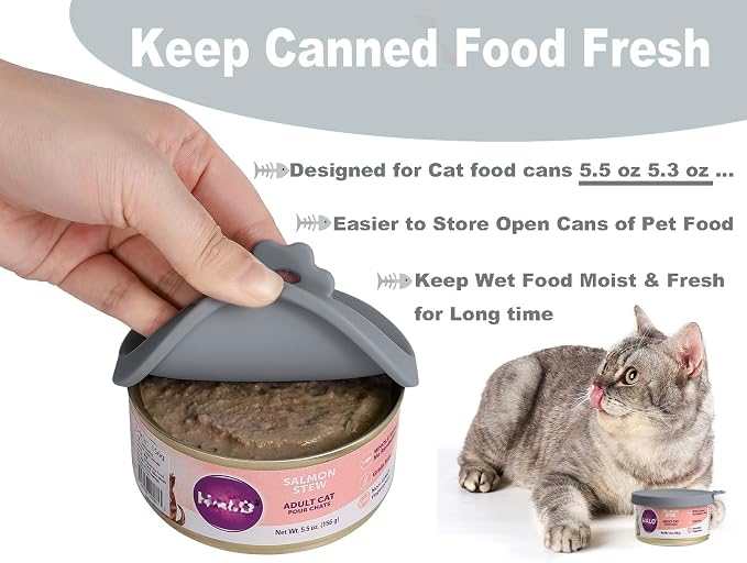 Comtim Cat Food Can Covers Lids - Image 4
