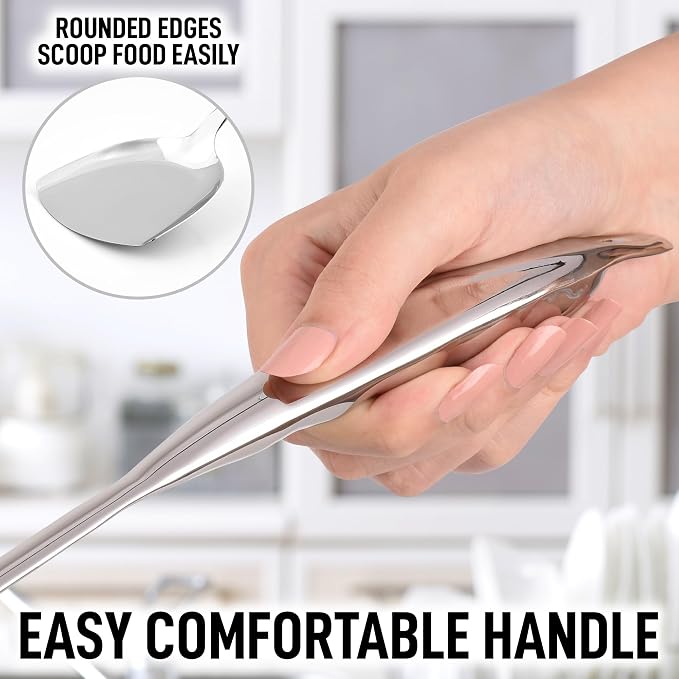 Zulay Kitchen Stainless Steel Wok Spatula - Image 6